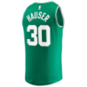 Men's Fanatics Sam Hauser Kelly Green Boston Celtics Fast Break Replica Jersey