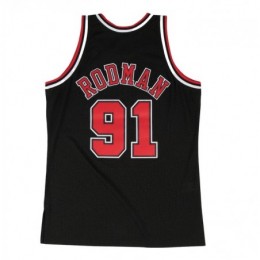 CHICAGO BULLS MITCHELL & NESS DENNIS RODMAN 1997 ALTERNATE JERSEY