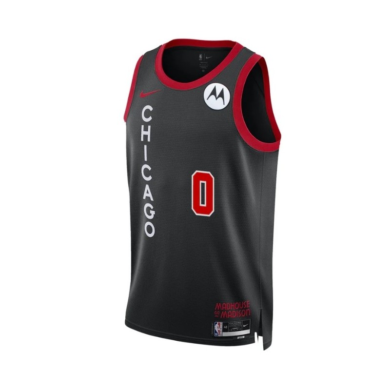 2023-24 CHICAGO BULLS COBY WHITE CITY EDITION SWINGMAN JERSEY