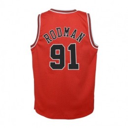 YOUTH CHICAGO BULLS AUTHENTIC MITCHELL & NESS DENNIS RODMAN 1997-98 JERSEY