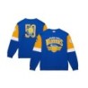 Men's Royal Golden State Warriors Hardwood Classic Retro Full 3.0 Pullover Sweatshirt