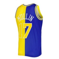 Chris Mullin Royal/Gold Golden State Warriors Hardwood Classics 1993/94 Split Swingman Jersey