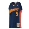 Navy Golden State Warriors 2006-07 Hardwood Classics Swingman Player Jersey