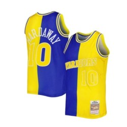 Tim Hardaway Royal/Gold Golden State Warriors Hardwood Classics 1990/91 Split Swingman Jersey