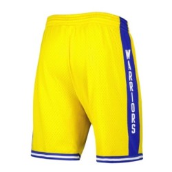 Gold Golden State Warriors 1974-75 Hardwood Classics Swingman Shorts