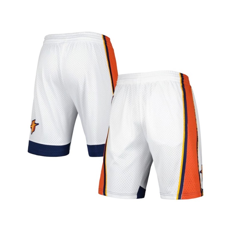 White Golden State Warriors 2009-10 Hardwood Classics Swingman Shorts