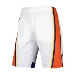 White Golden State Warriors 2009-10 Hardwood Classics Swingman Shorts