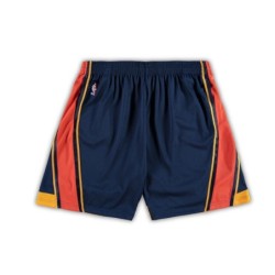 Navy Golden State Warriors Hardwood Classics Team Swingman Shorts