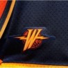 Navy Golden State Warriors Hardwood Classics Team Swingman Shorts