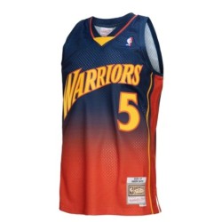 Baron Davis Navy/Orange Golden State Warriors 2006/07 Hardwood Classic Reserve Fan Jersey