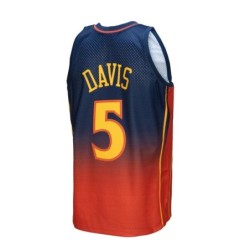 Baron Davis Navy/Orange Golden State Warriors 2006/07 Hardwood Classic Reserve Fan Jersey