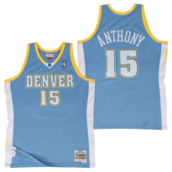 Men's Denver Nuggets Hardwood Classics Road Swingman Carmelo Anthony Jersey