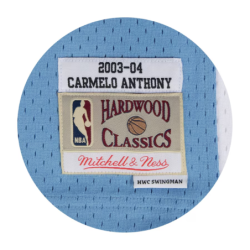 Men's Denver Nuggets Hardwood Classics Road Swingman Carmelo Anthony Jersey