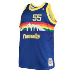 Dikembe Mutombo Royal Denver Nuggets 1991/92 Big & Tall Hardwood Classics Swingman Jersey