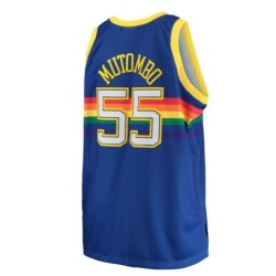 Dikembe Mutombo Royal Denver Nuggets 1991/92 Big & Tall Hardwood Classics Swingman Jersey