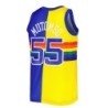 Men's Royal/Gold Denver Nuggets Hardwood Classics 1991/92 Split Swingman Jersey