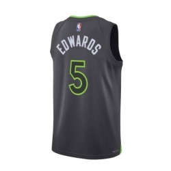 Minnesota Timberwolves Jordan Edition Jersey Gray Anthony Edwards