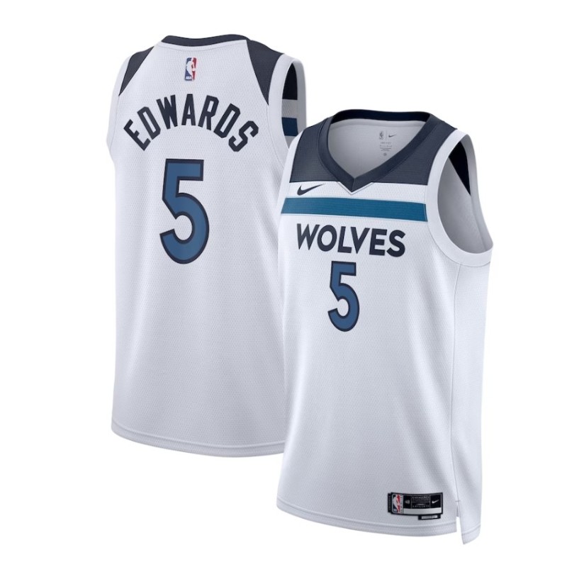 Minnesota Timberwolves  Swingman Jersey - White - Anthony Edwards