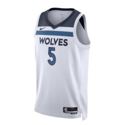 Minnesota Timberwolves  Swingman Jersey - White - Anthony Edwards