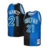 Kevin Garnett Black/Blue Minnesota Timberwolves Split Swingman Jersey