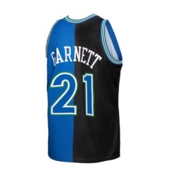 Kevin Garnett Black/Blue Minnesota Timberwolves Split Swingman Jersey