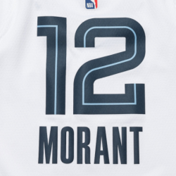 JA MORANT MEMPHIS GRIZZLIES ASSOCIATION EDITION SWINGMAN JERSEY - WHITE