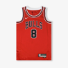 ZACH LAVINE CHICAGO BULLS ICON EDITION SWINGMAN JERSEY - RED