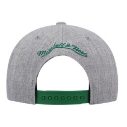 Men's Mitchell & Ness Heather Gray Boston Celtics 2.0 Snapback Cap