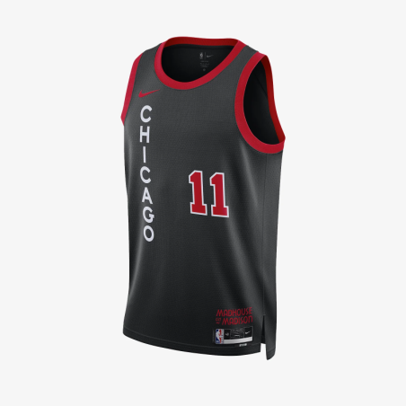 DEMAR DEROZAN CHICAGO BULLS 2024 CITY EDITION SWINGMAN JERSEY - BLACK