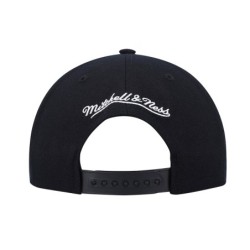 Men's Mitchell & Ness Boston Celtics 2008 NBA Finals Hardwood Classic Top Shot Black Snap Hat