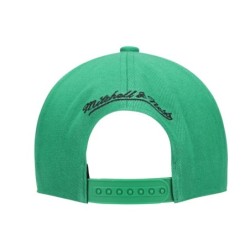 Men's Mitchell & Ness Boston Celtics Hardwood Classics Earthquake Kelly Green Snapback Hat