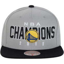 Golden State Warriors NBA Hardwood Classic Championship Snaps by Mitchell & Ness - Gray/Black