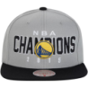 Golden State Warriors NBA Hardwood Classic Championship Snaps by Mitchell & Ness - Gray/Black