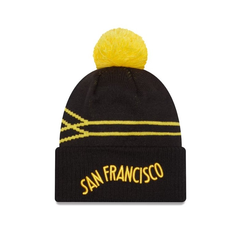 Golden State Warriors New Era City Edition 2023 Knit Hat