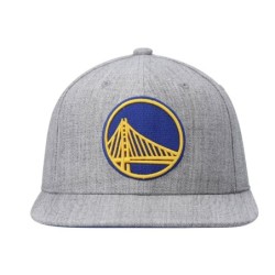 Men's Mitchell & Ness Heathered Gray Golden State Warriors 2.0 Snapback Hat