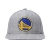 Men's Mitchell & Ness Heathered Gray Golden State Warriors 2.0 Snapback Hat