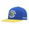 Men's Mitchell & Ness Royal Golden State Warriors Hardwood Classics Coast to Coast Fitted Hat