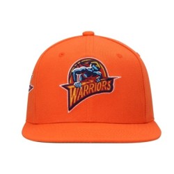 Men's Mitchell & Ness Orange Golden State Warriors Hardwood Classics Snapback Hat