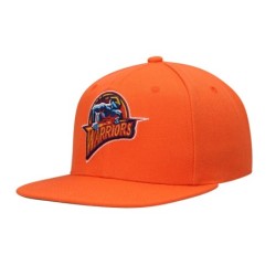 Men's Mitchell & Ness Orange Golden State Warriors Hardwood Classics Snapback Hat