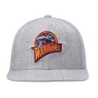 Men's Mitchell & Ness Gray Golden State Warriors Classic Team 2.0 Flat Cap