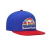 Men's Mitchell & Ness Royal/Red Denver Nuggets Hardwood Classics Team Two-Tone 2.0 Snapback Hat