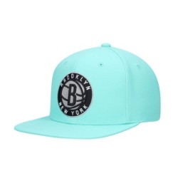 Men's Mitchell & Ness x Lids Aqua Brooklyn Nets Blue Gift Box Snapback Hat